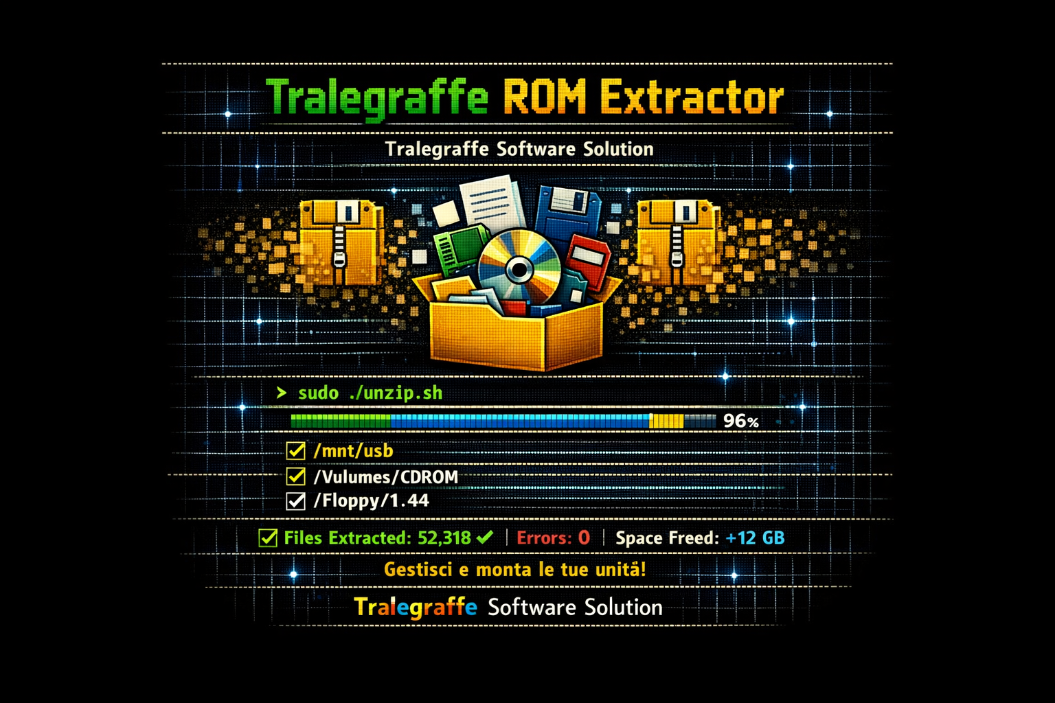 Copertina Tralegraffe ROM Extractor